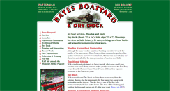 Desktop Screenshot of batesboatyard.co.uk